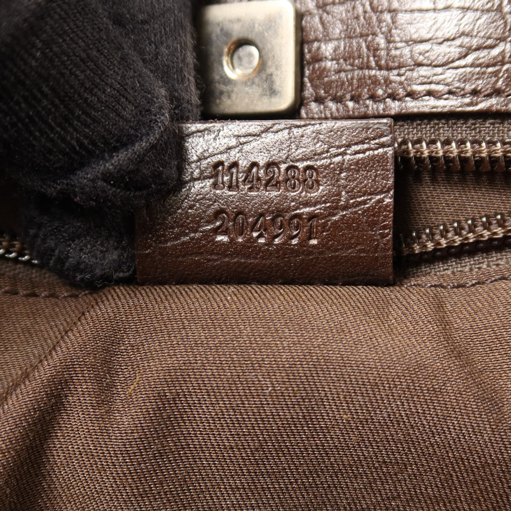 Gucci Coated Tote Brown - 7