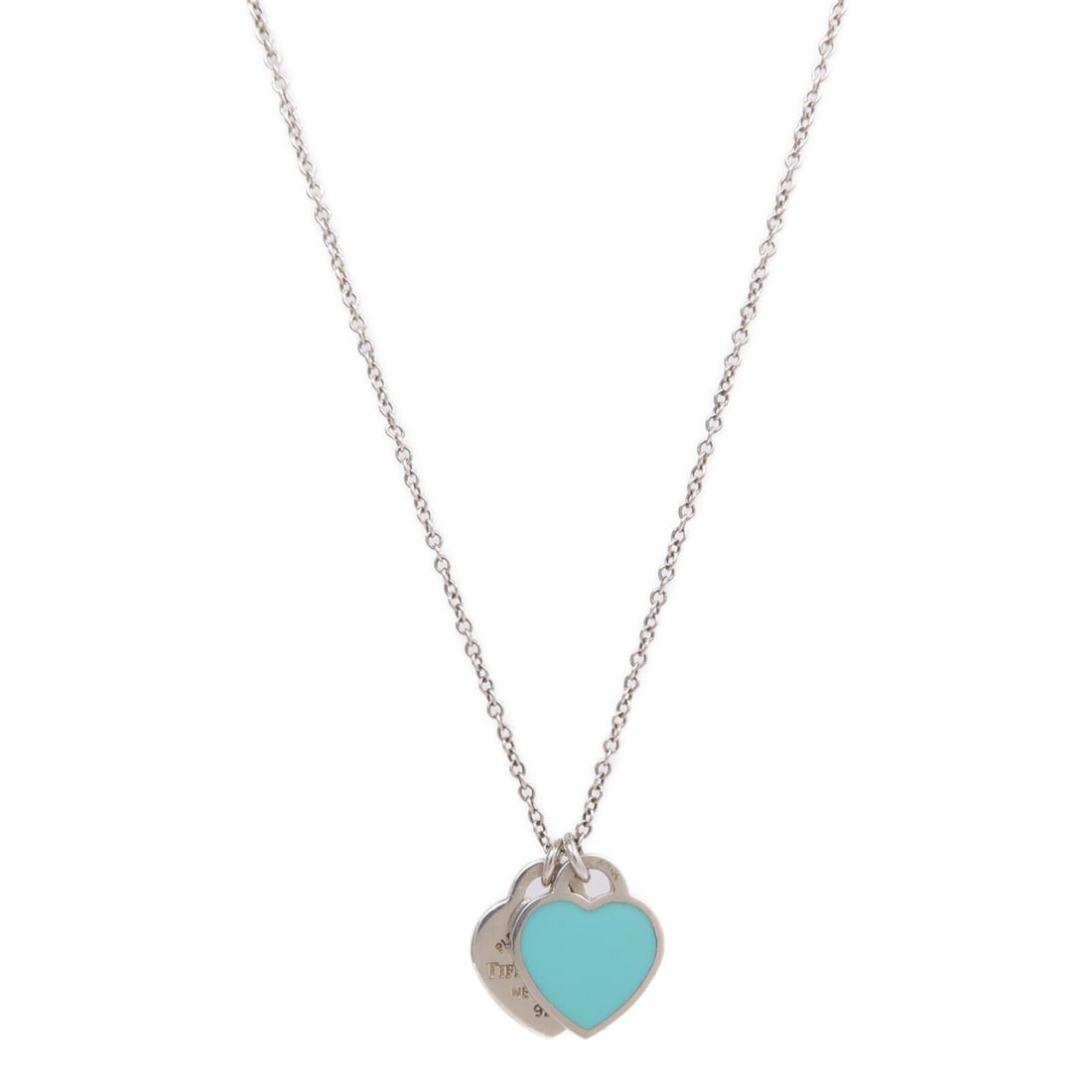 Tiffany Return to Tiffany Necklace: Return To Tiffany diamond necklace in 925 sterling silver.