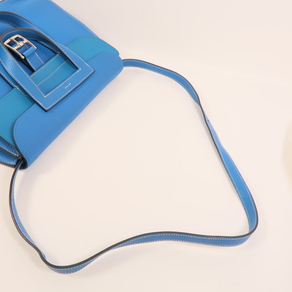 Hermes Halzan 31 Bleu Hydra - 6