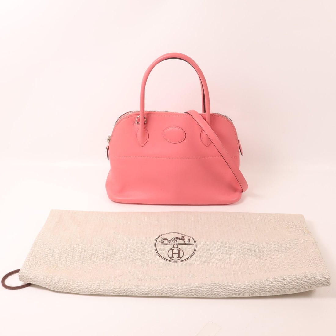 Hermes Bolide 27 Rose Azalee - 9