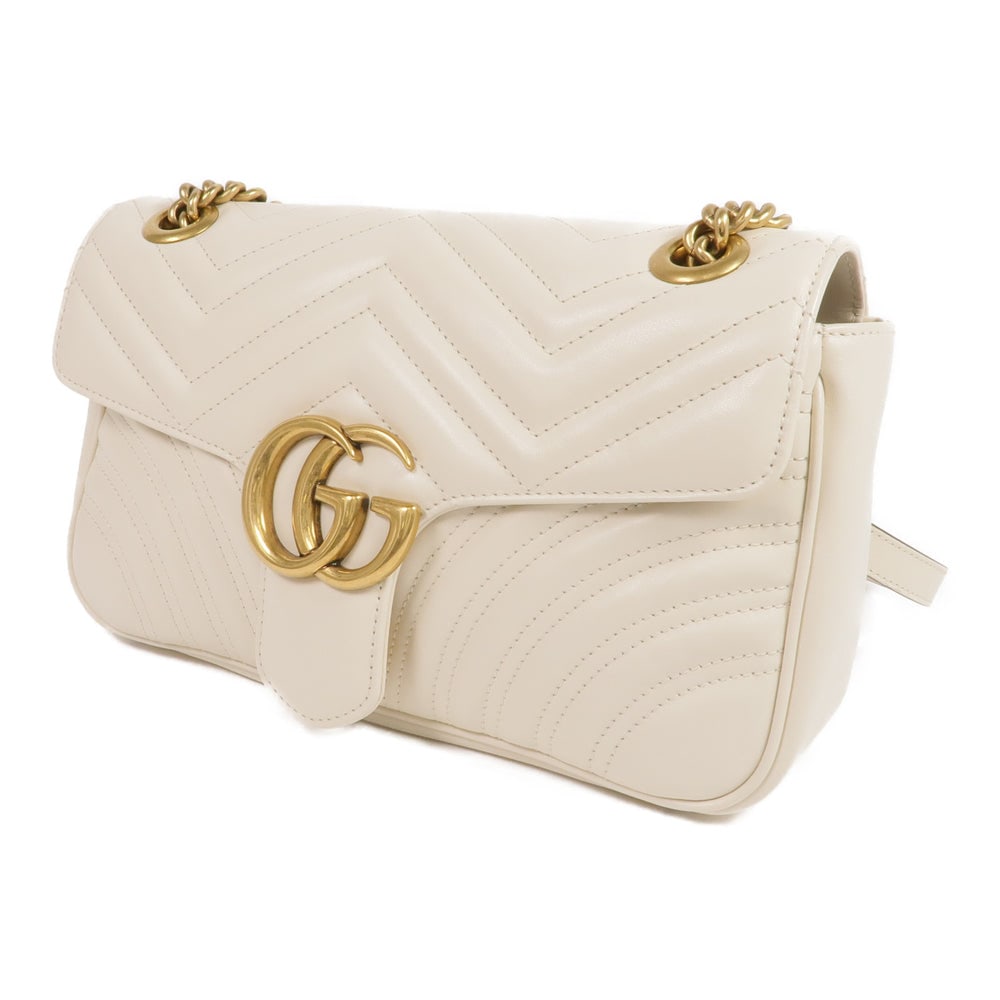 Gucci Marmont Shoulder White - 3