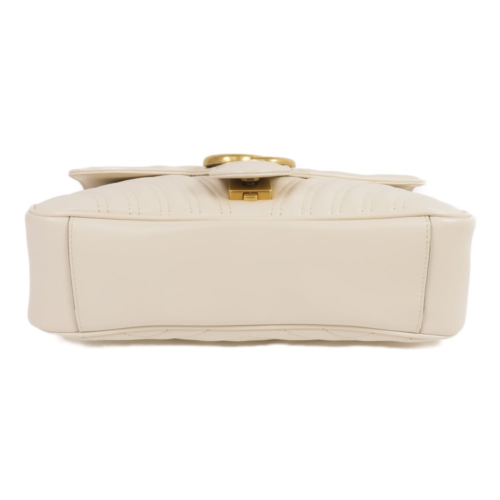 Gucci Marmont Shoulder White - 4