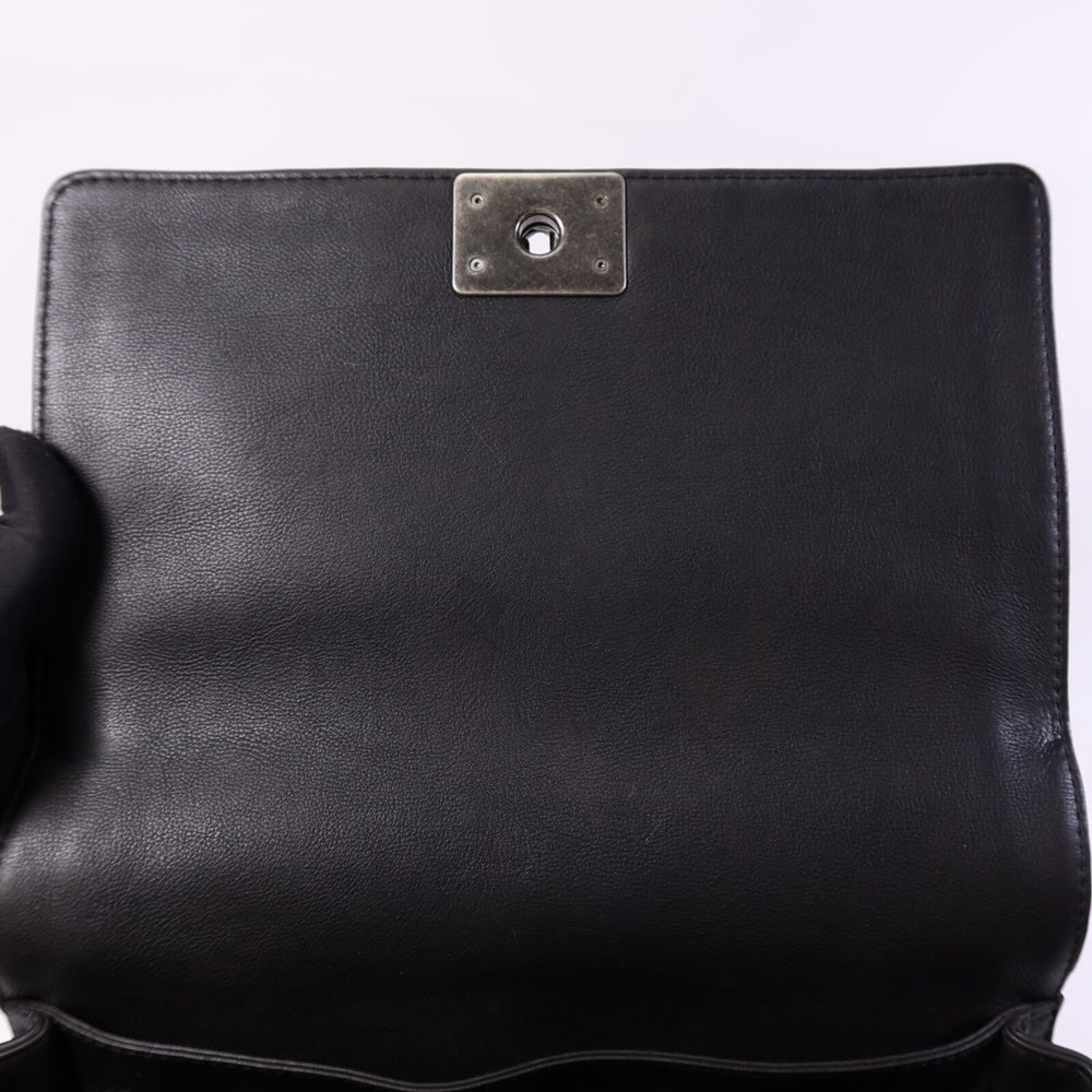 Chanel Boy 28 Chain Black - 12