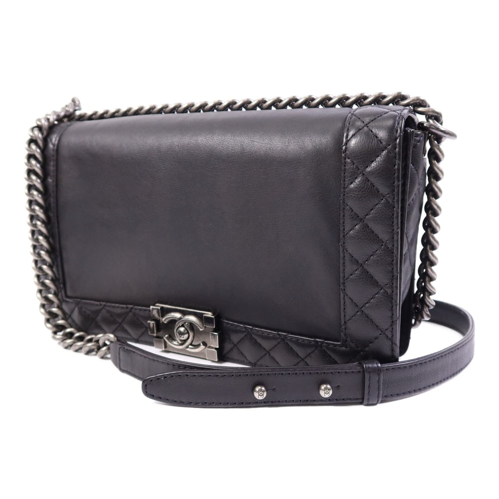 Chanel Boy 28 Chain Black - 3
