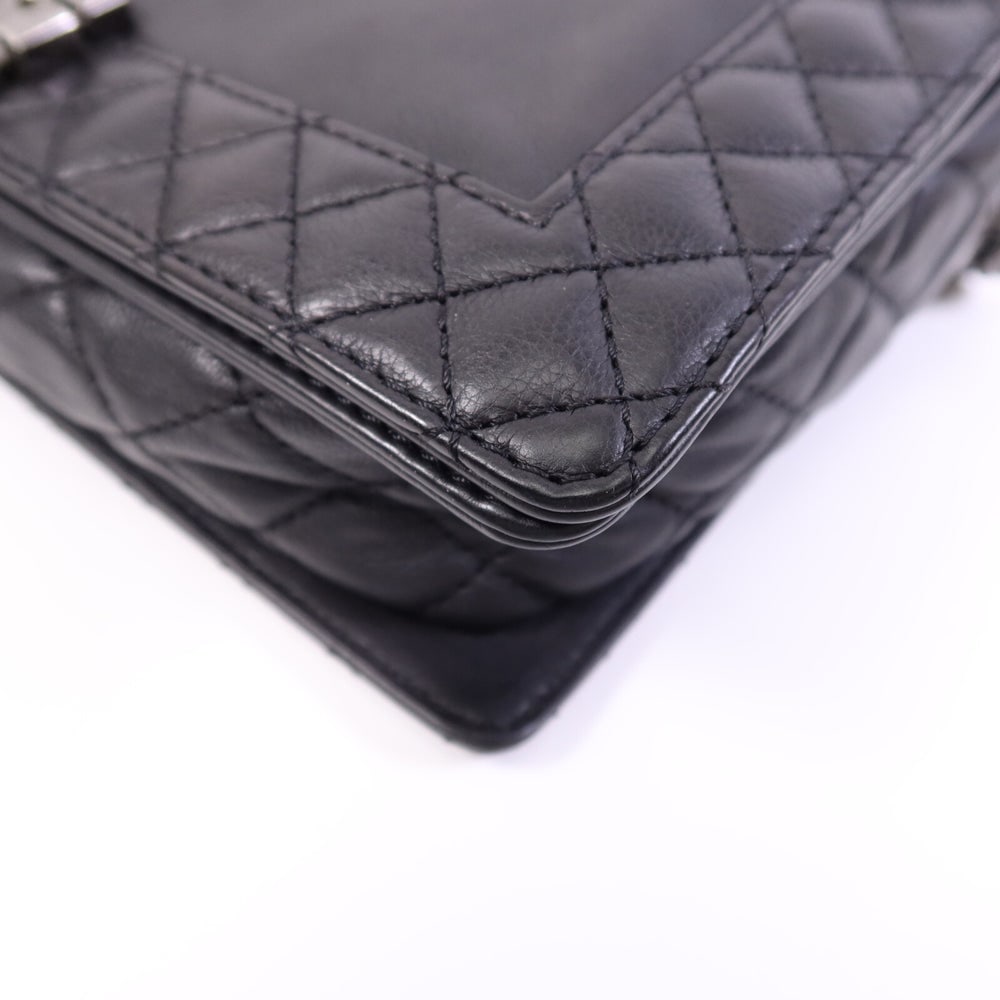 Chanel Boy 28 Chain Black - 5