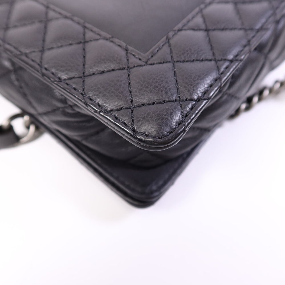 Chanel Boy 28 Chain Black - 7