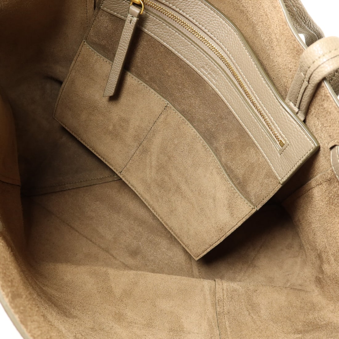 Celine Cabas Phantom Tote Gray - 5