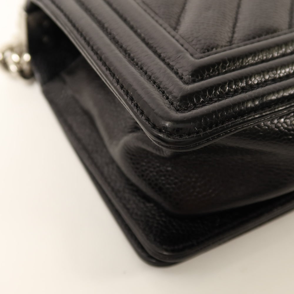 Chanel Boy 20 Chain Black - 13
