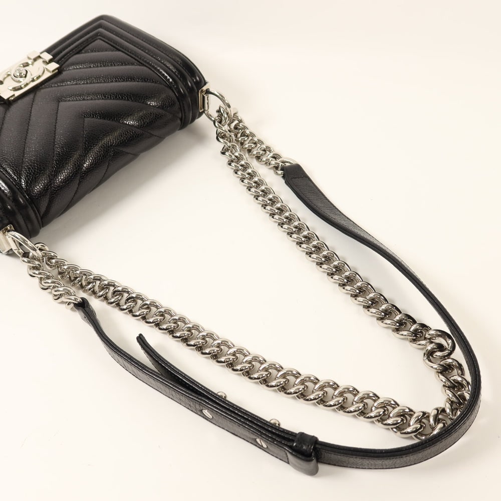 Chanel Boy 20 Chain Black - 8