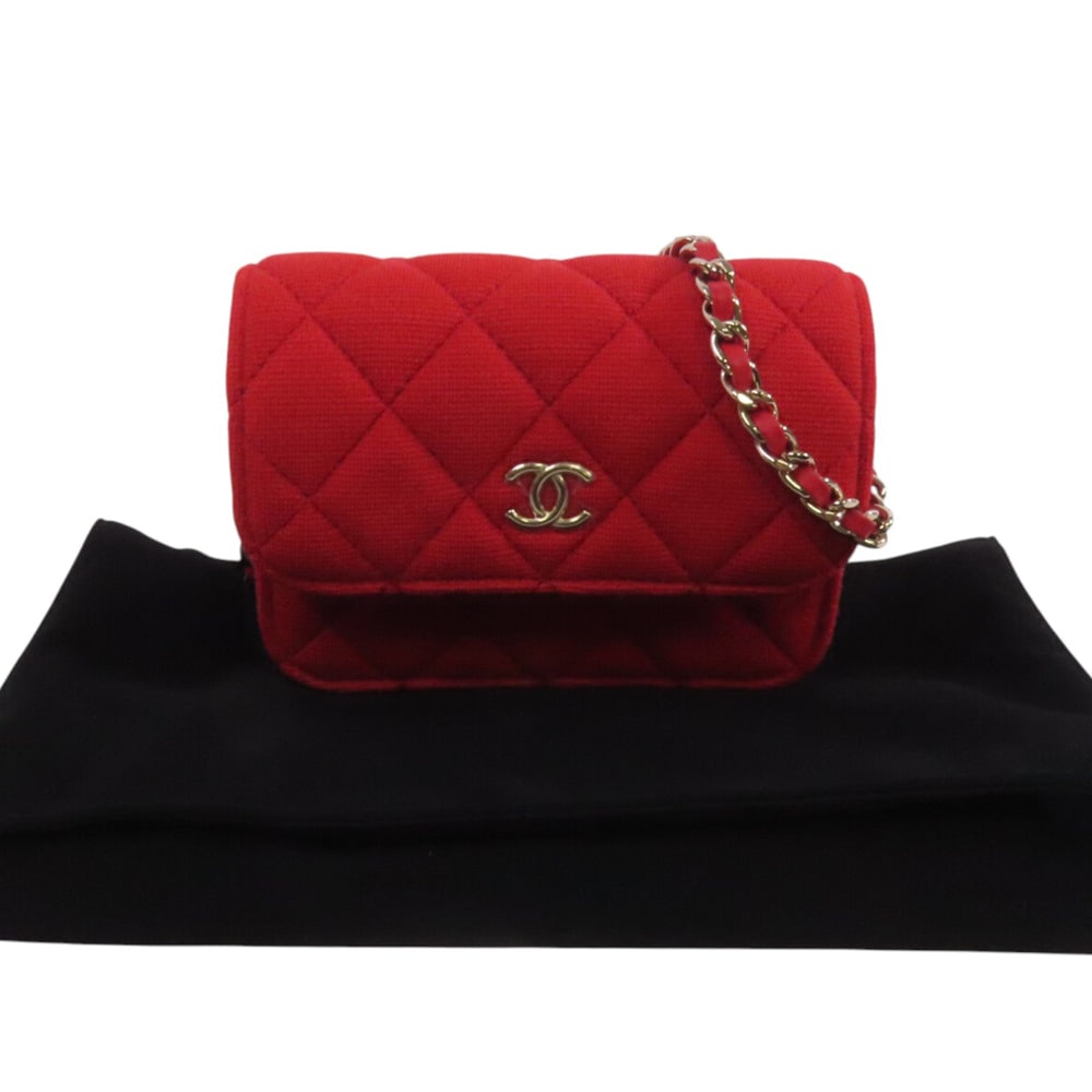 Chanel Chain Shoulder Red Pink - 10