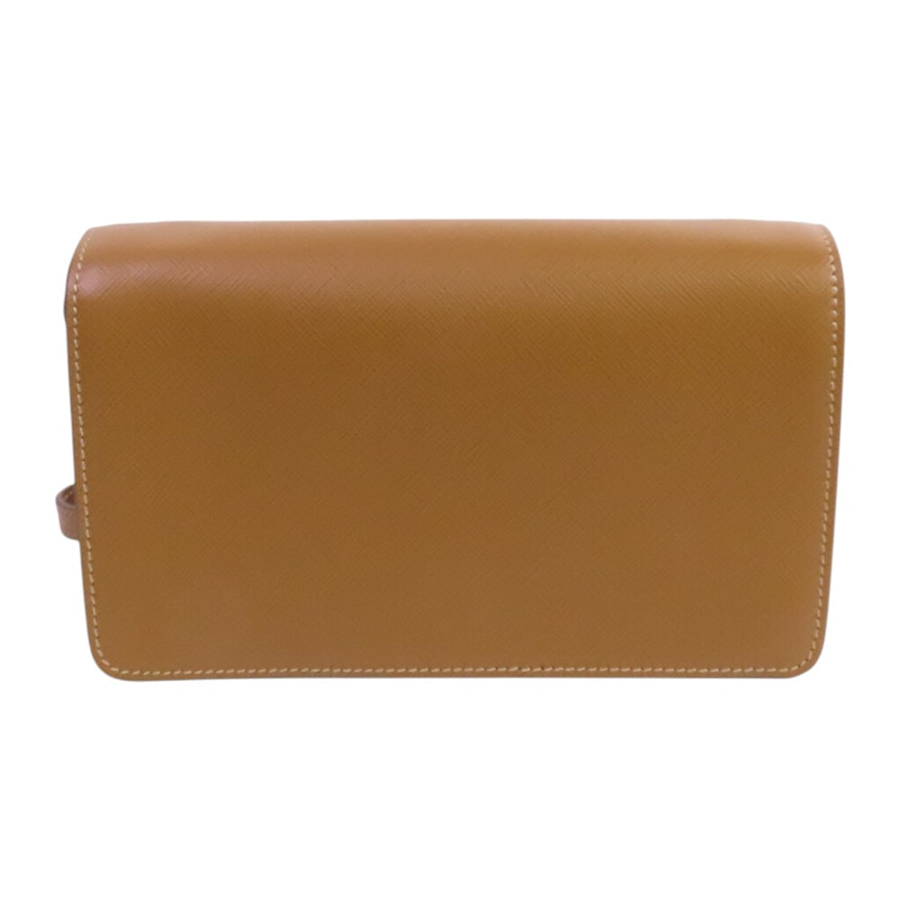 Prada Mini Saffiano Shoulder Brown - 2