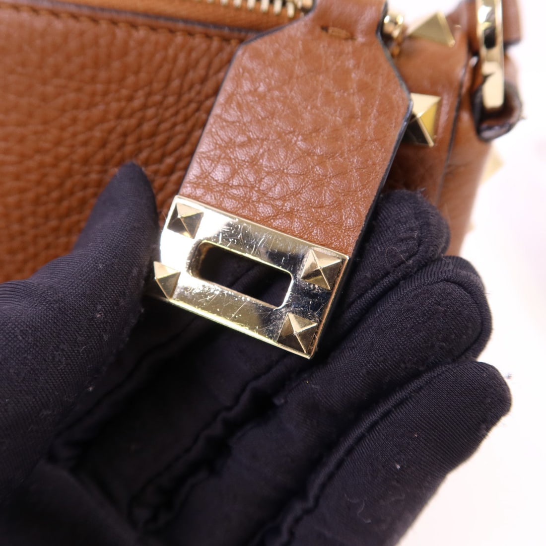 Valentino Rockstud 2 Way Brown - 8