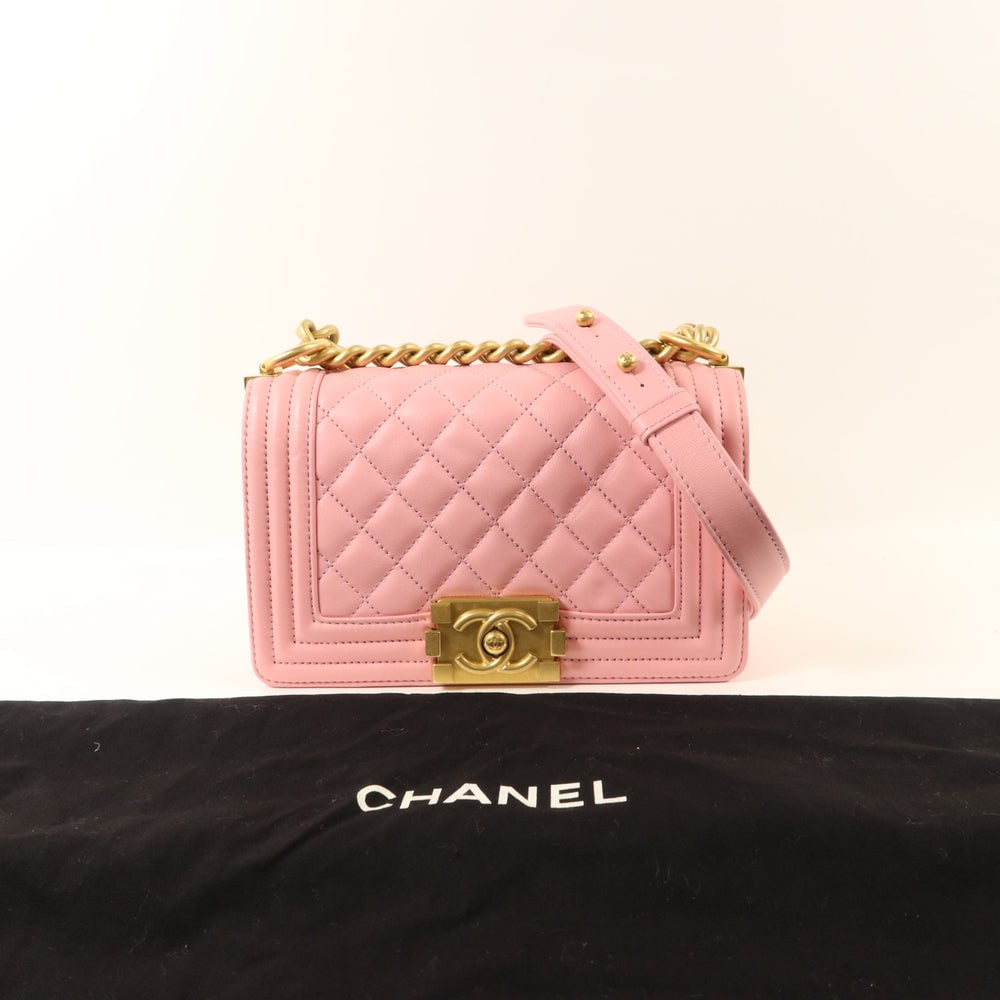 Chanel Boy 20 Chain Pink - 10