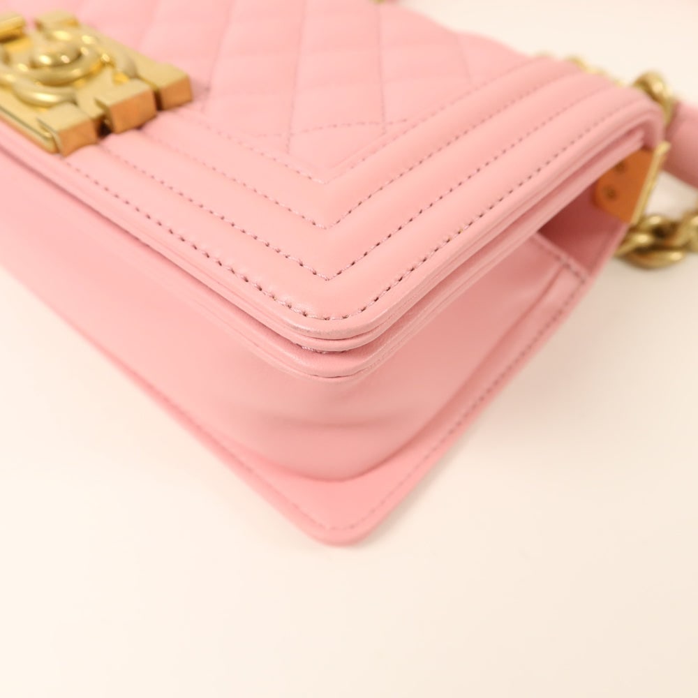 Chanel Boy 20 Chain Pink - 13