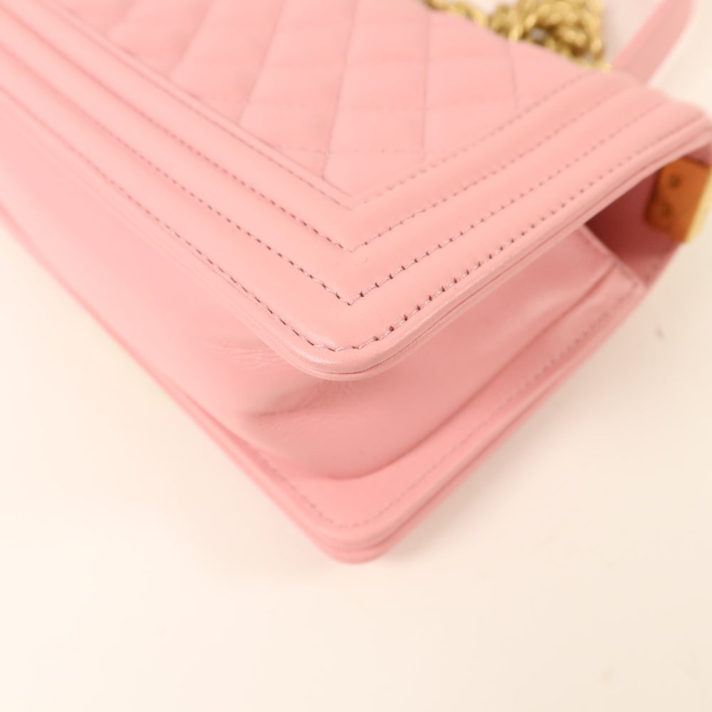 Chanel Boy 20 Chain Pink - 15