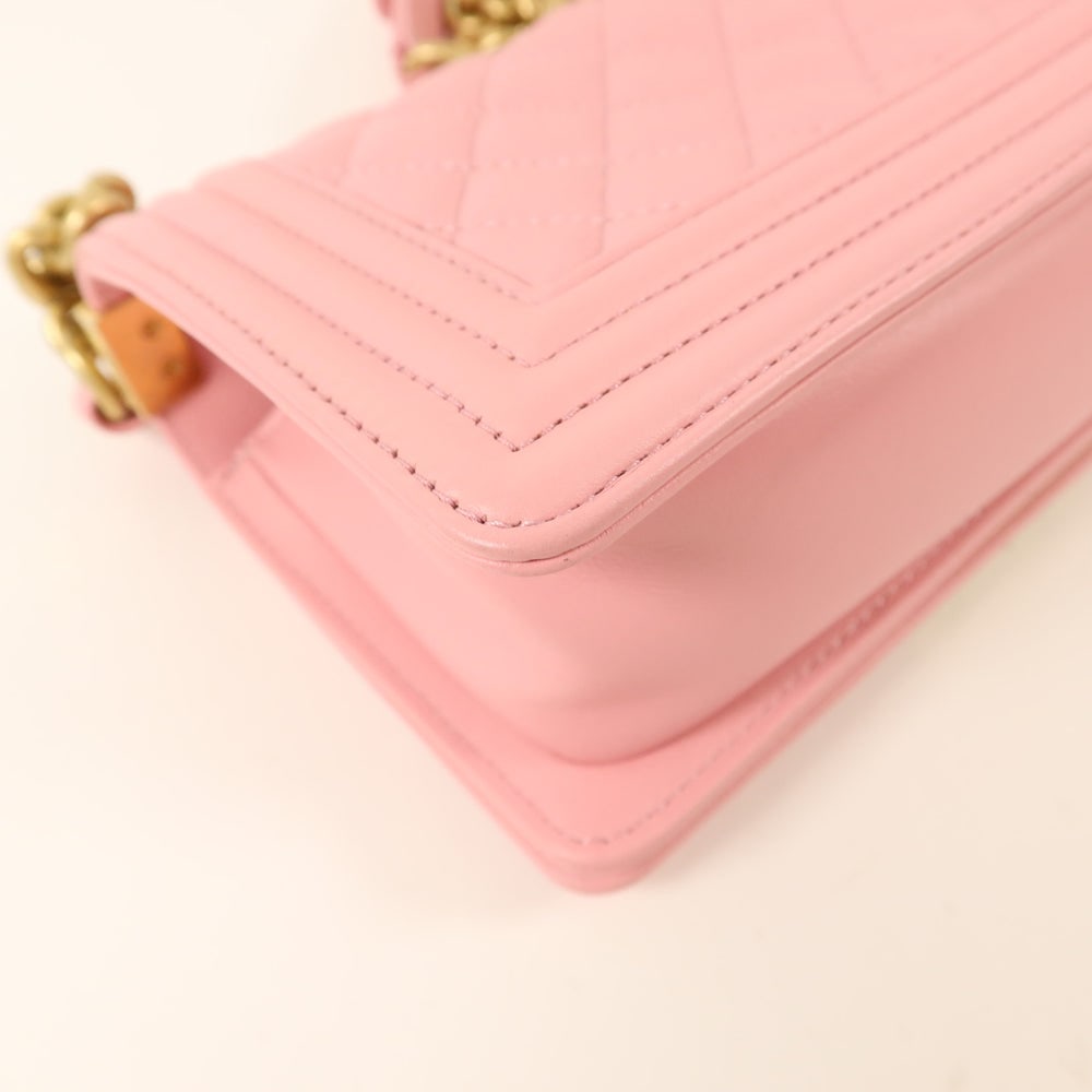 Chanel Boy 20 Chain Pink - 16