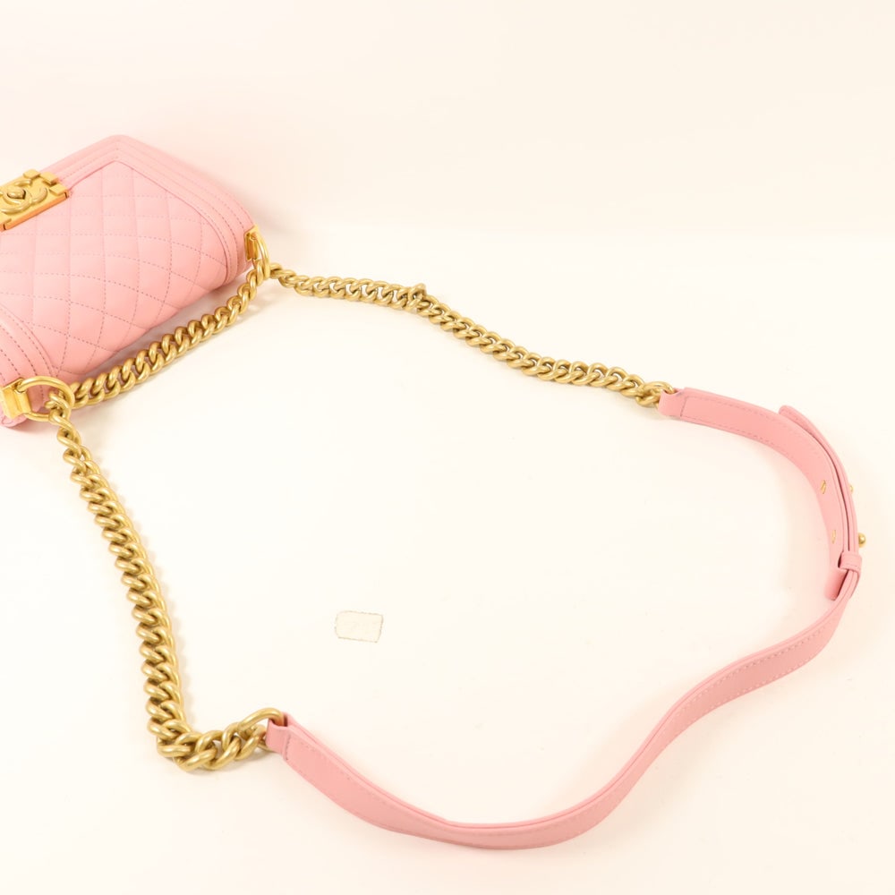 Chanel Boy 20 Chain Pink - 8