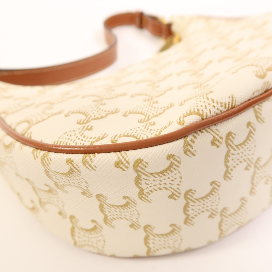 Celine Ava Coated Canvas White - 12