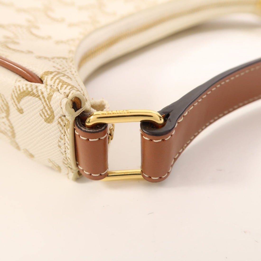 Celine Ava Coated Canvas White - 14