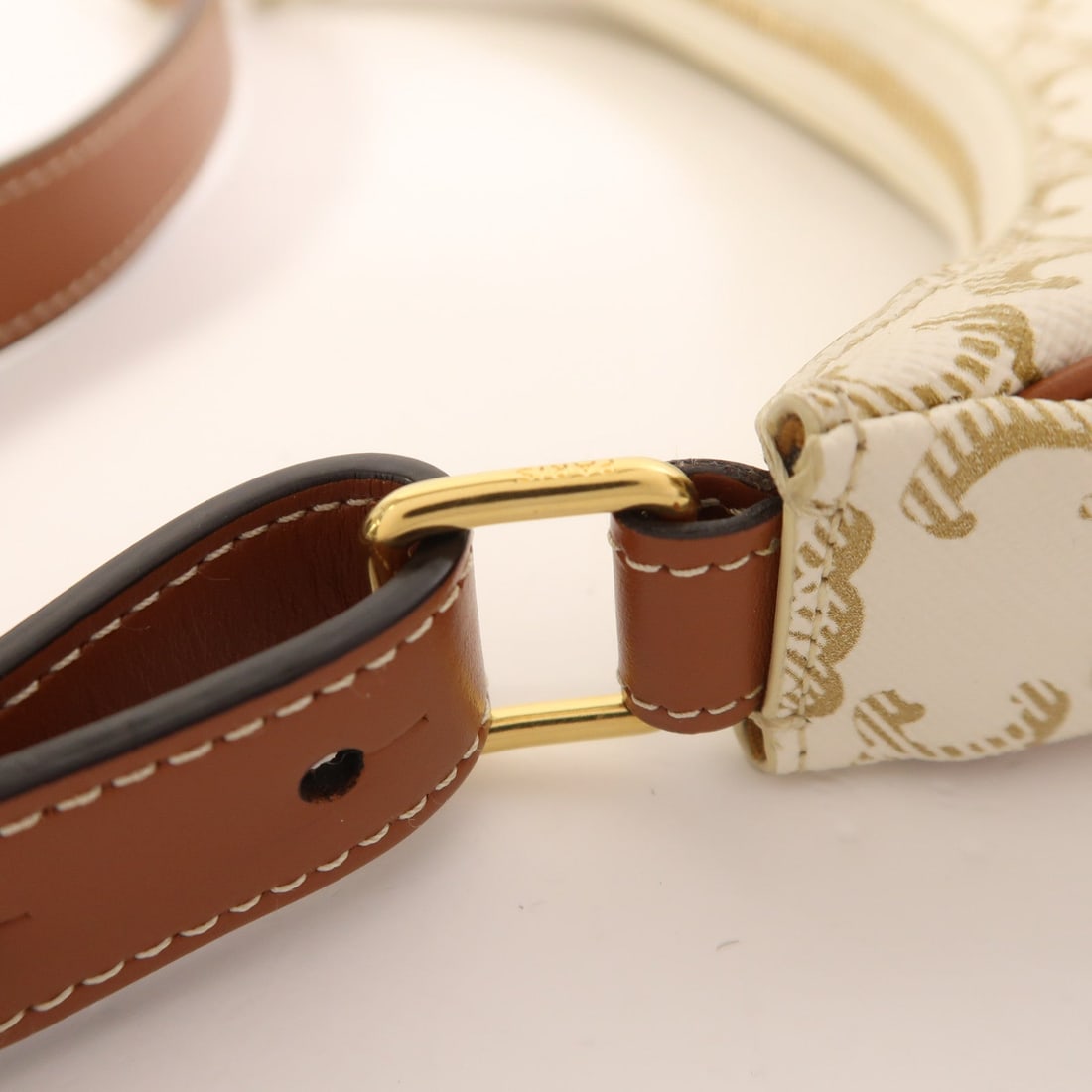 Celine Ava Coated Canvas White - 15