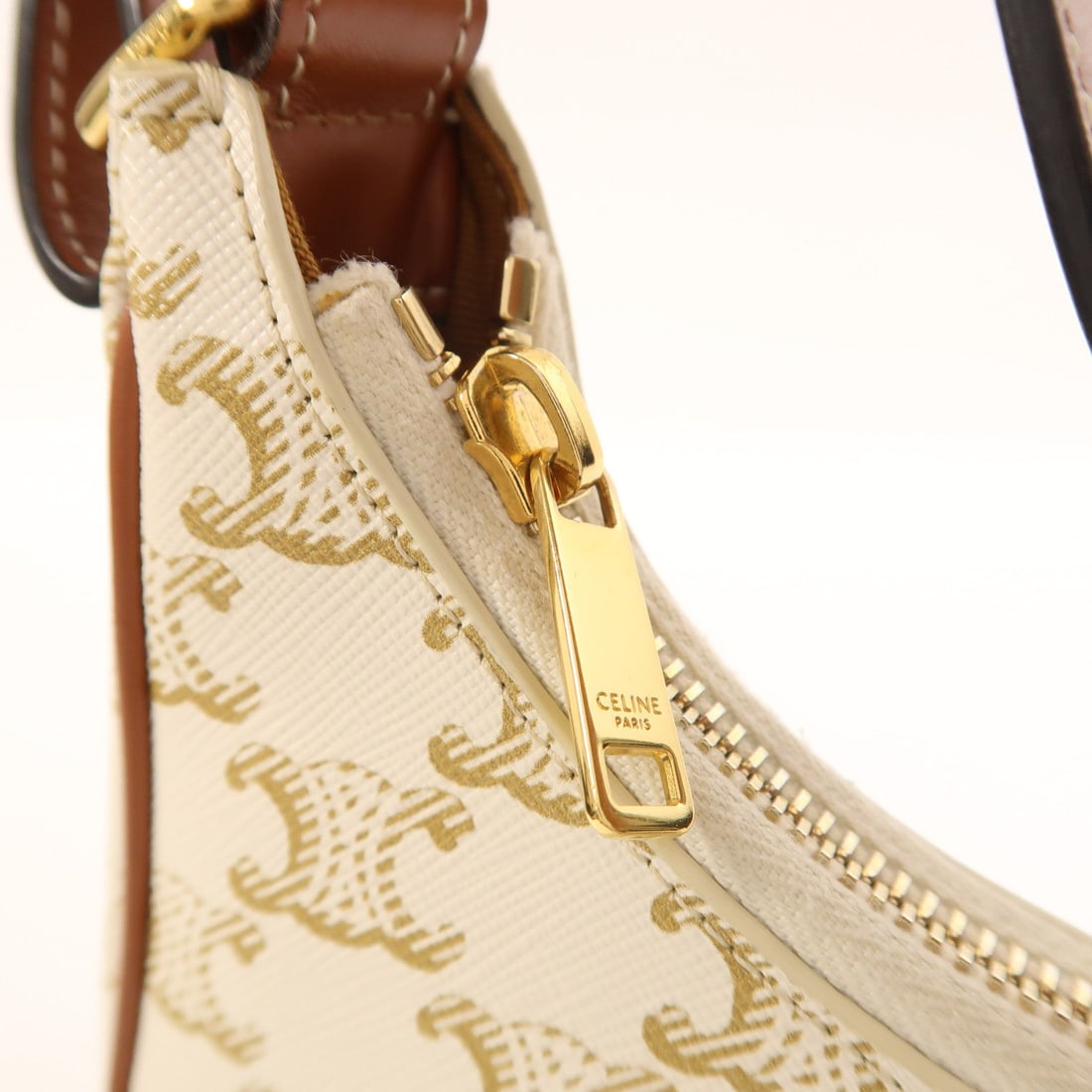 Celine Ava Coated Canvas White - 17