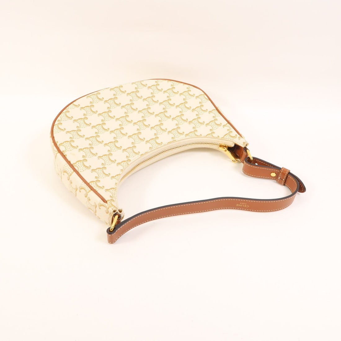 Celine Ava Coated Canvas White - 8