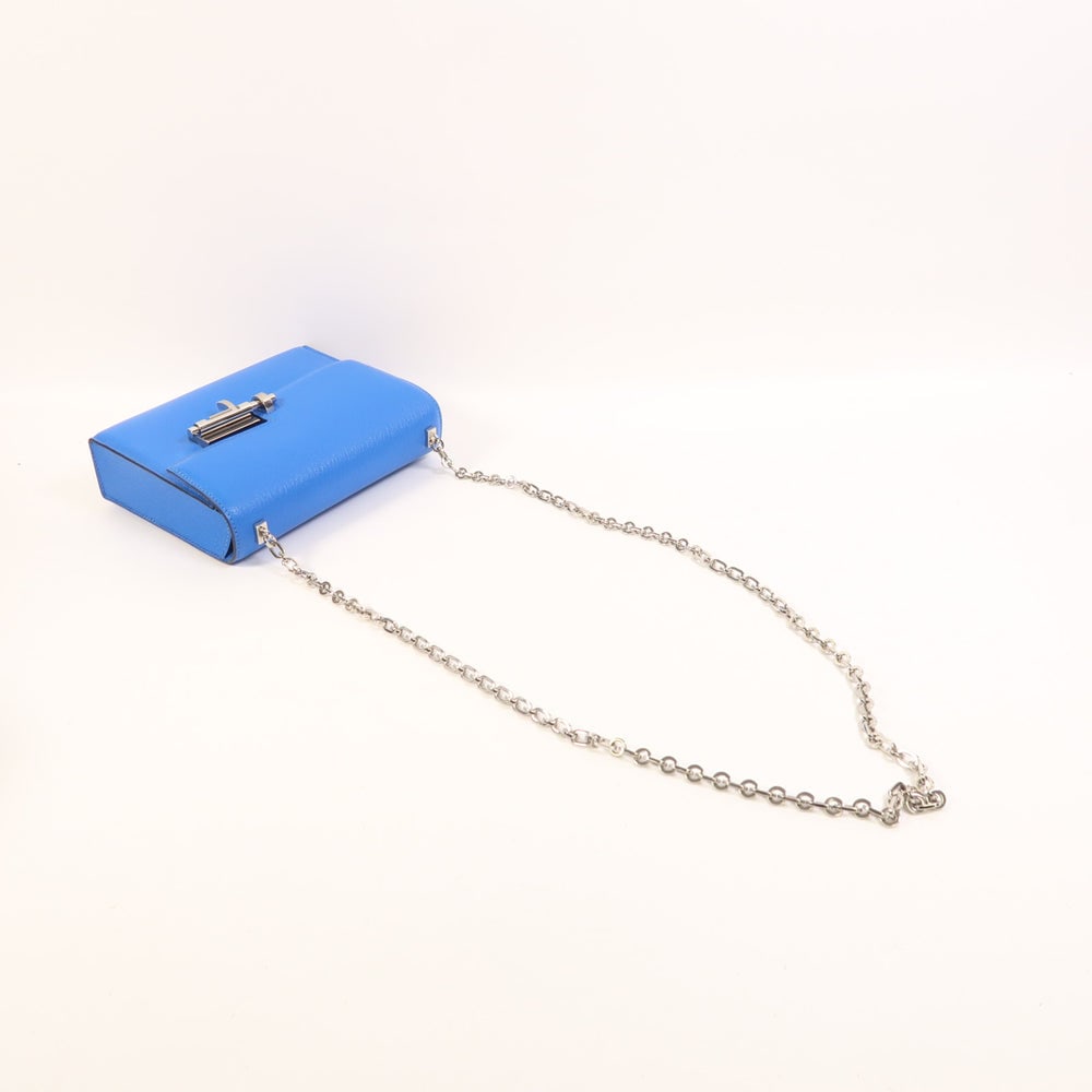 Hermes Verrou Mini Bleu Hydra - 9