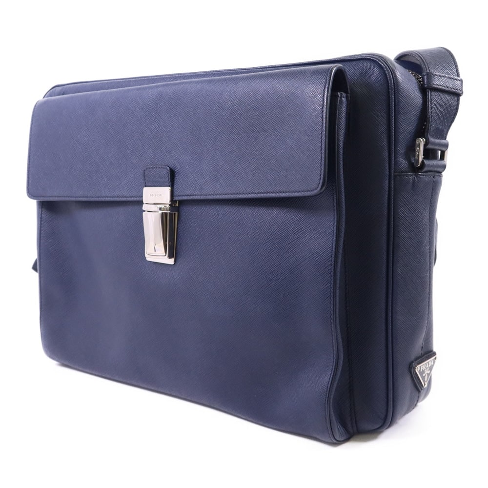 Prada Navy Messenger Bag - 3