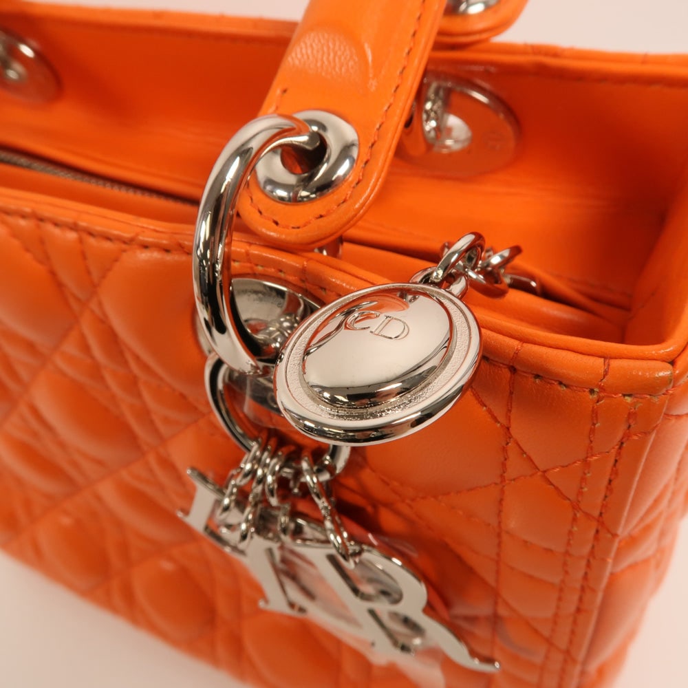 Dior Lady Dior Medium Orange - 11