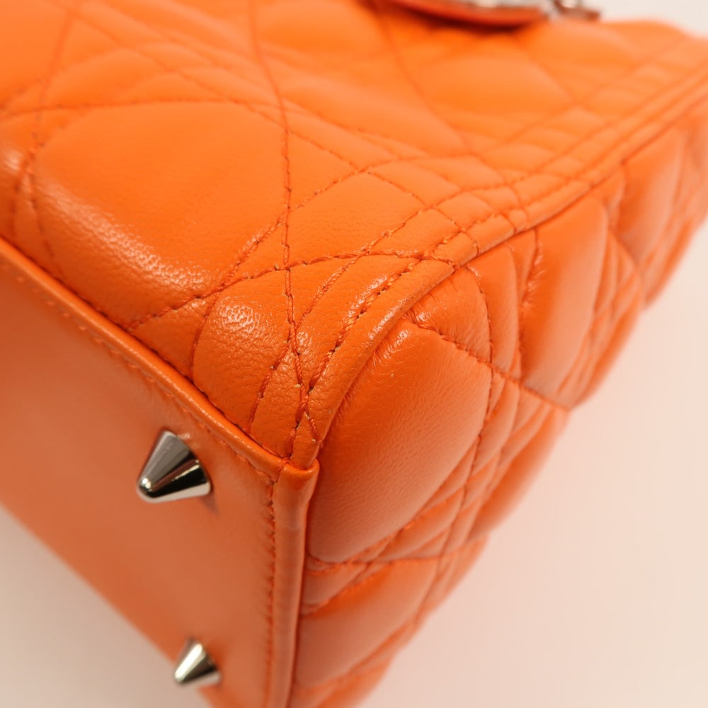 Dior Lady Dior Medium Orange - 13