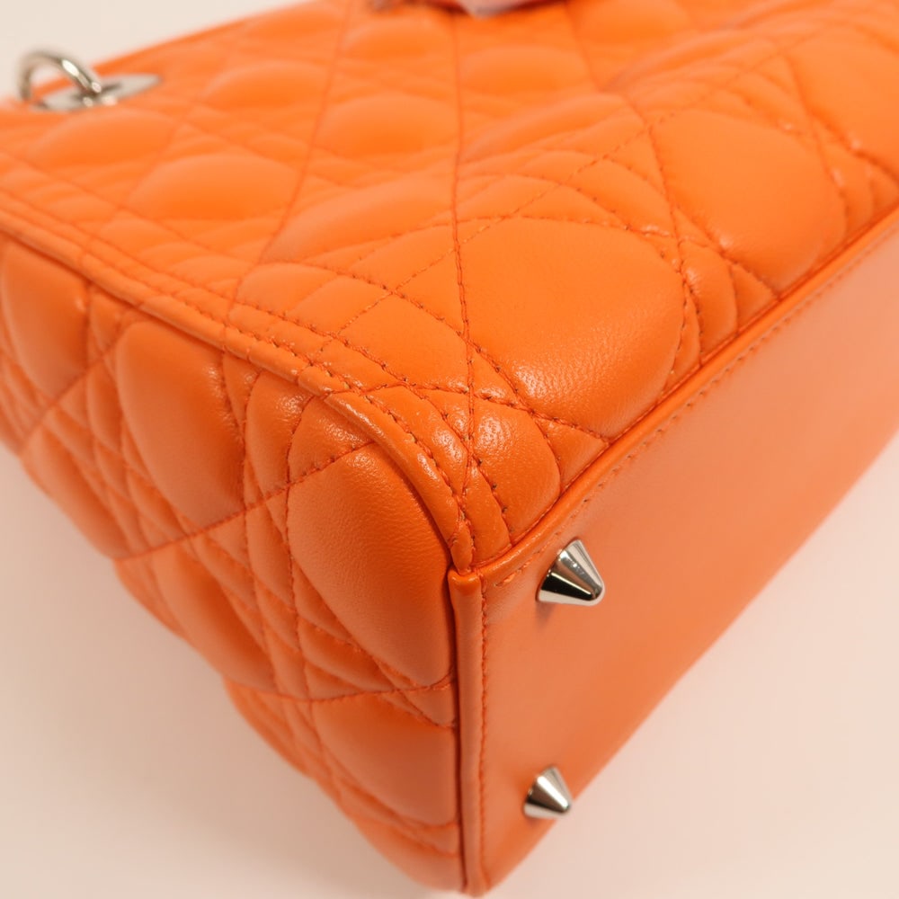 Dior Lady Dior Medium Orange - 14