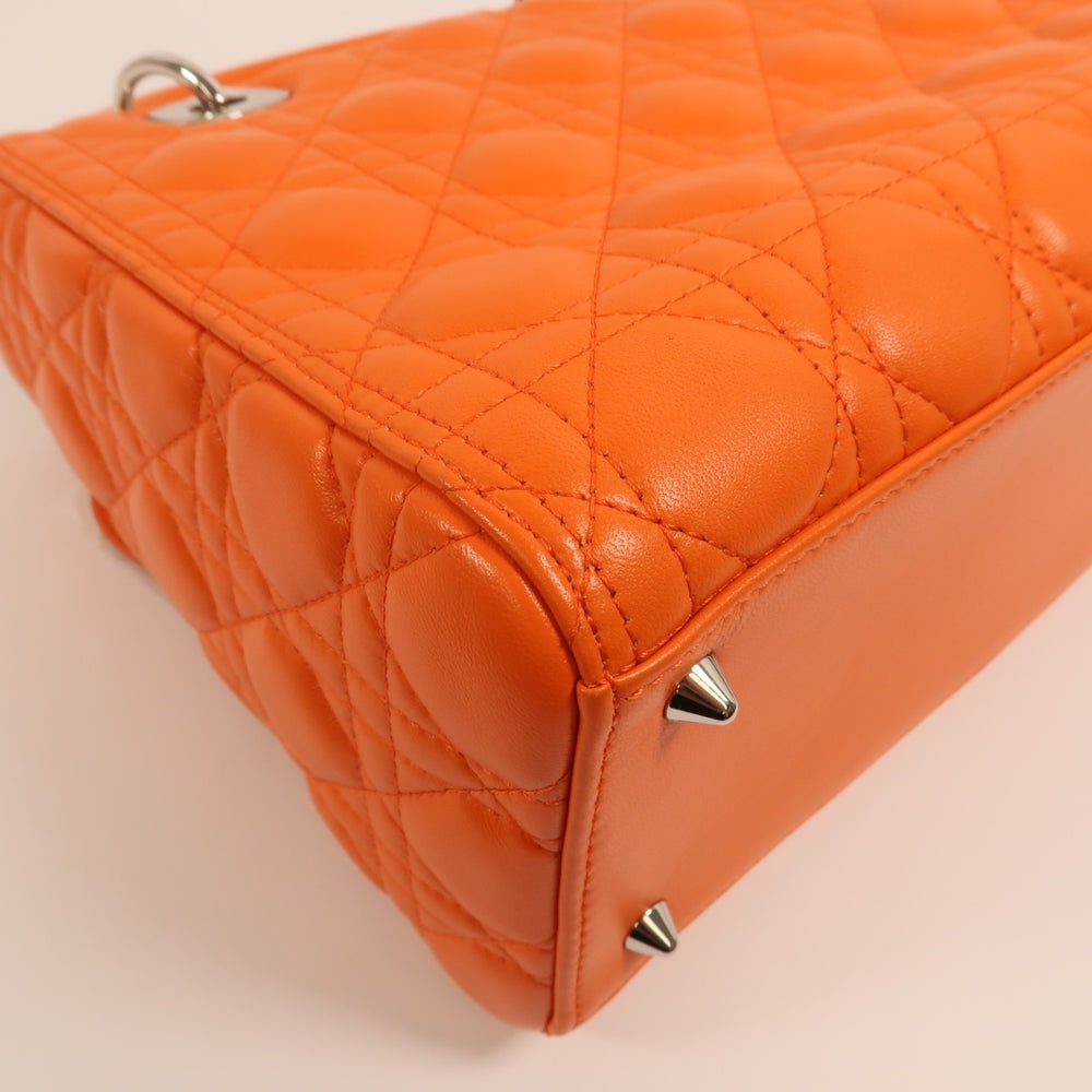 Dior Lady Dior Medium Orange - 16