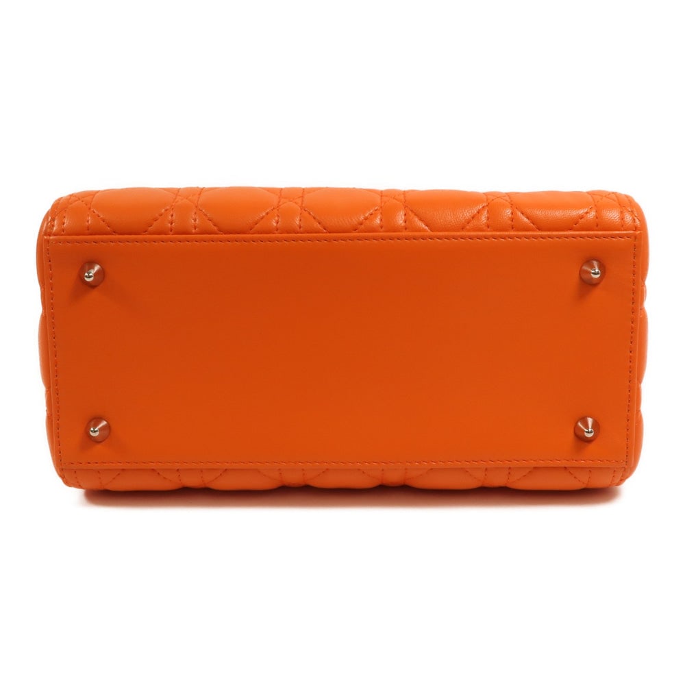 Dior Lady Dior Medium Orange - 4