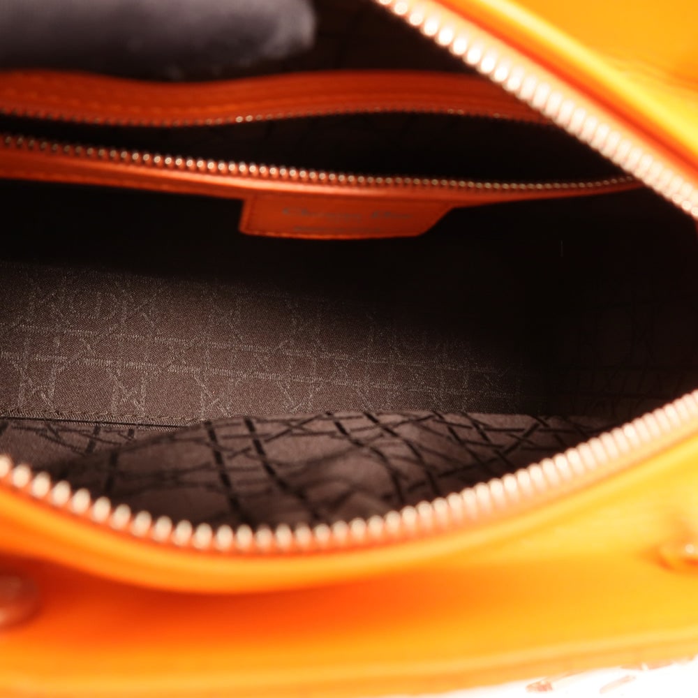 Dior Lady Dior Medium Orange - 5