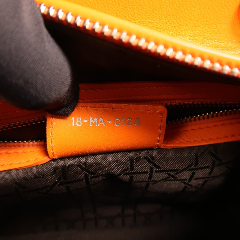 Dior Lady Dior Medium Orange - 7