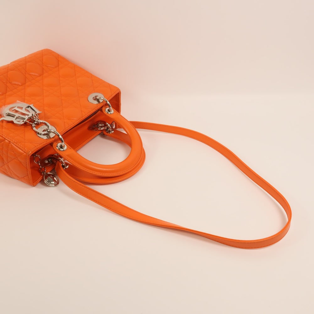 Dior Lady Dior Medium Orange - 8
