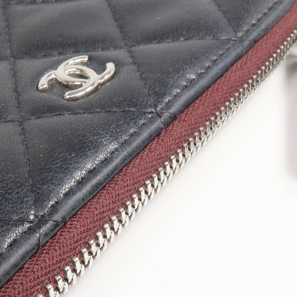 Chanel Mini Lambskin Pouch Black - 13