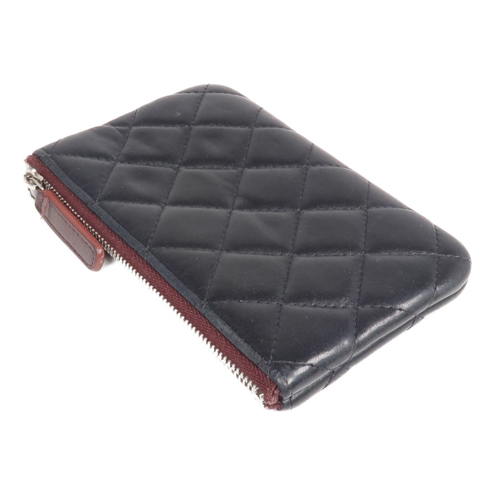 Chanel Mini Lambskin Pouch Black - 5