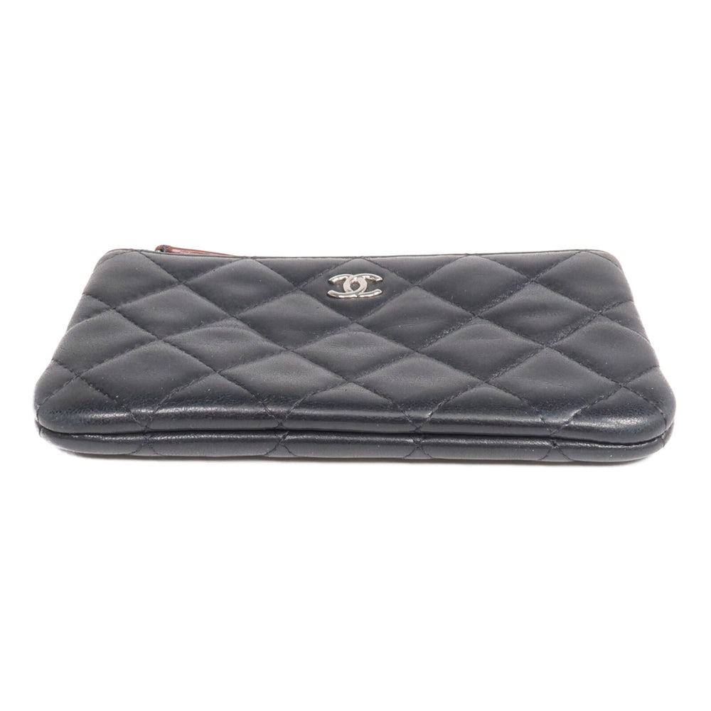 Chanel Mini Lambskin Pouch Black - 6