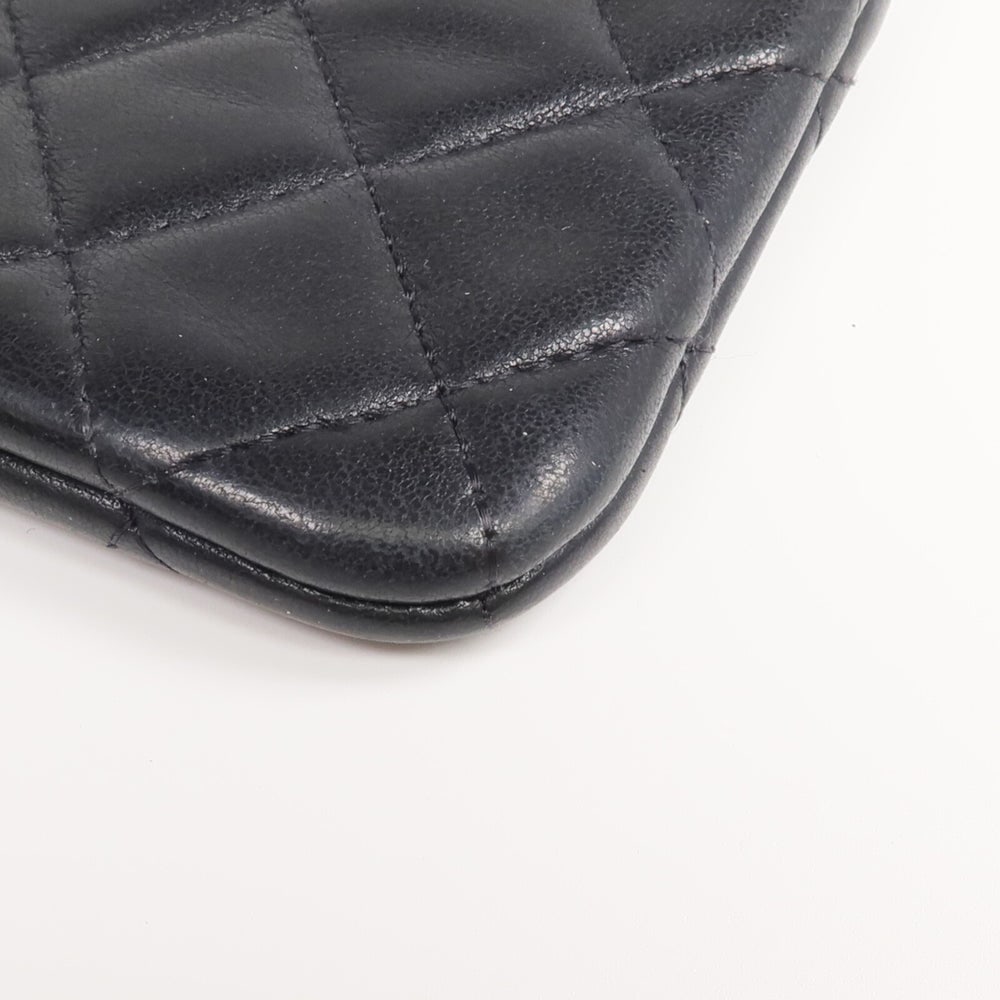 Chanel Mini Lambskin Pouch Black - 7