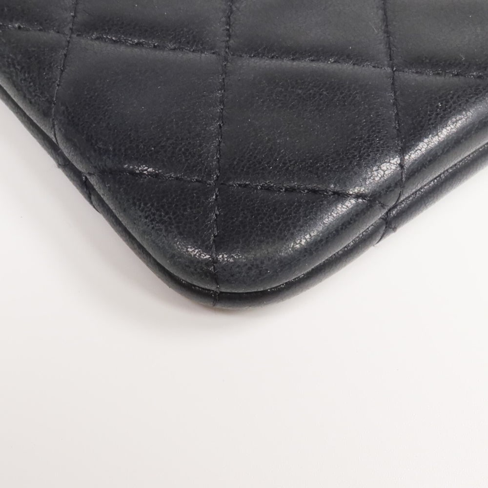 Chanel Mini Lambskin Pouch Black - 8