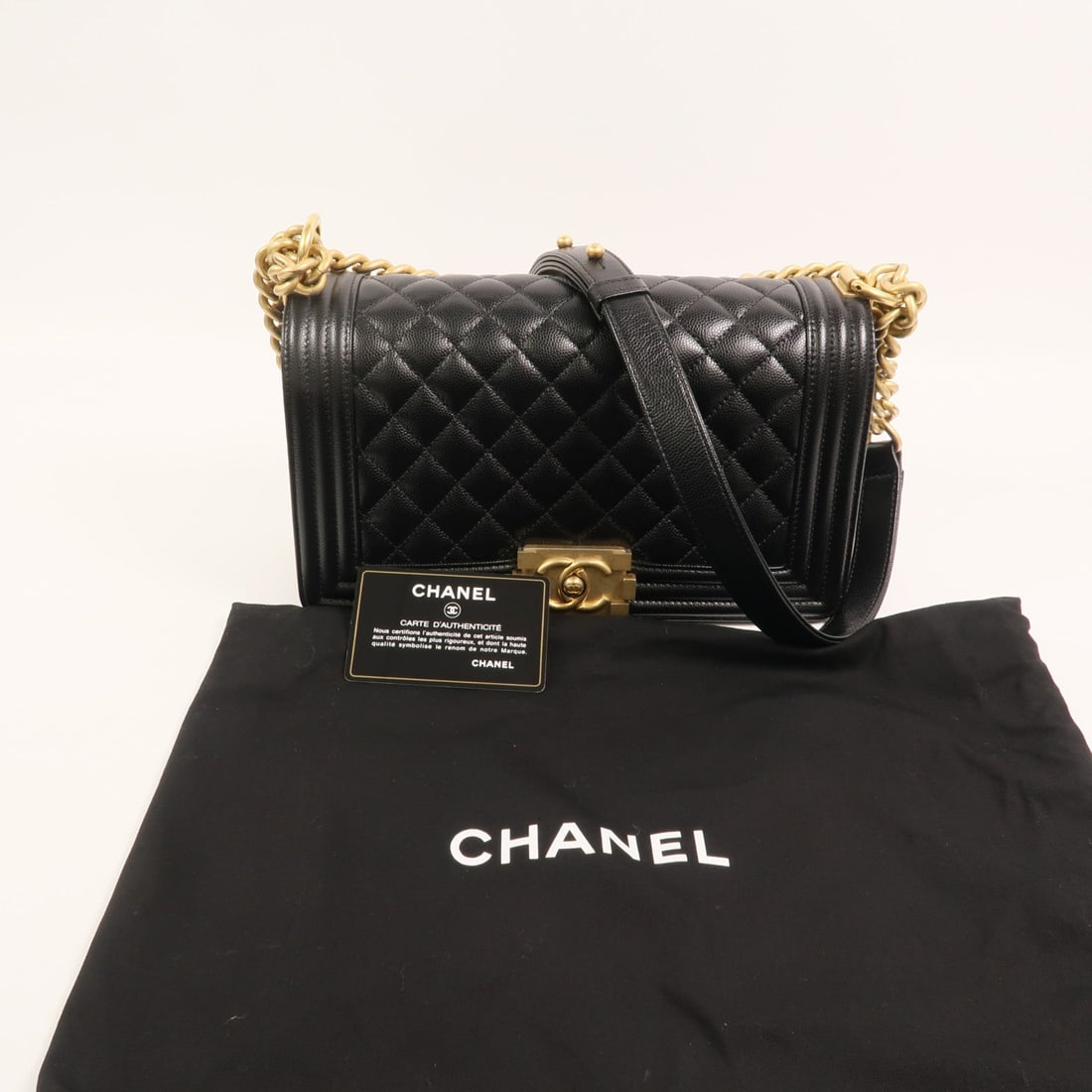 Chanel Boy 25 Black - 11