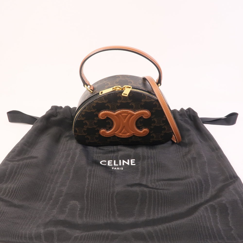 Celine Half Moon Case Brown - 5
