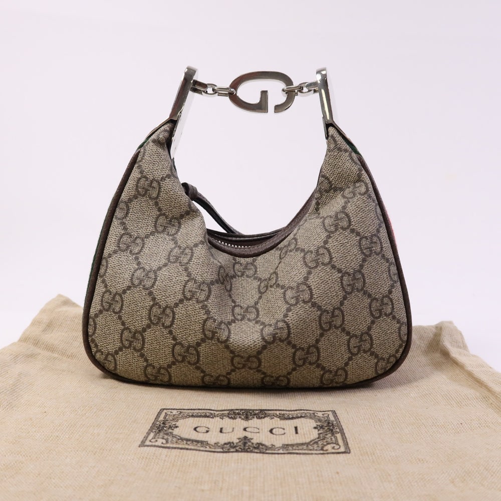 Gucci Attache Mini Hand Bag Brown - 14