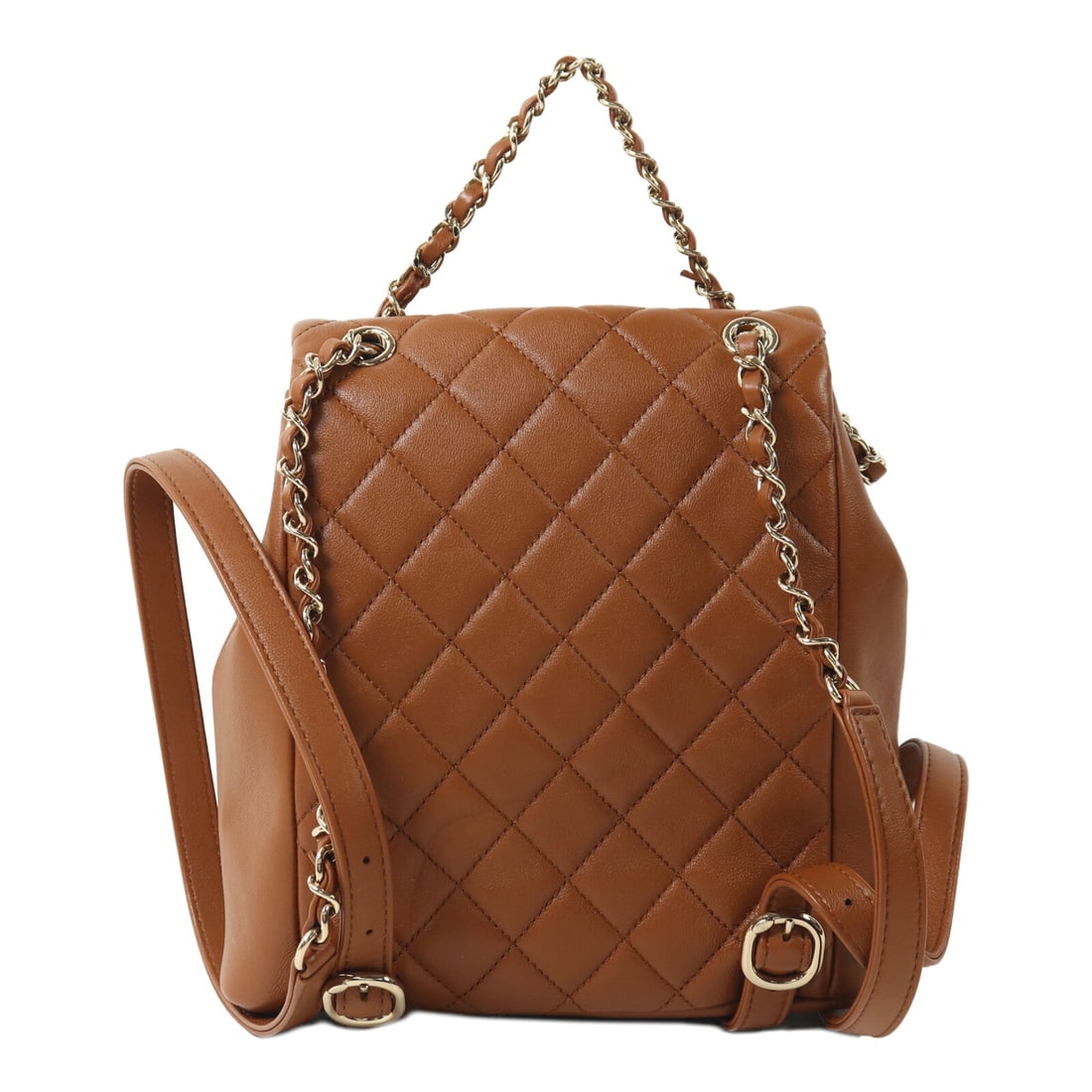 Chanel Chain Backpack Brown - 2