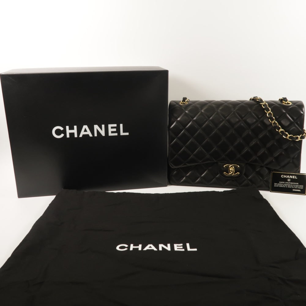 Chanel Maxi Classic Black - 11