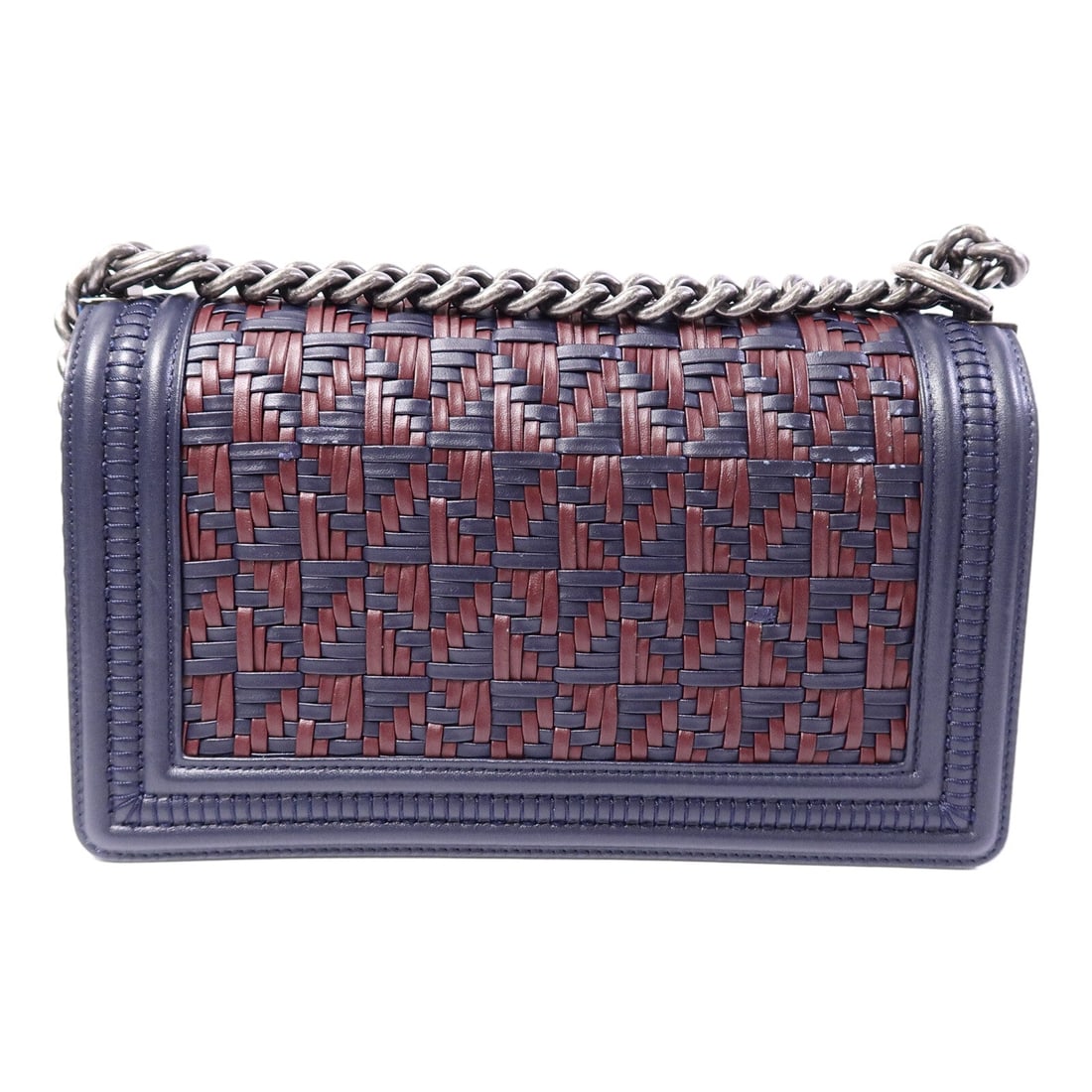 Chanel Boy 25 Red Blue - 2