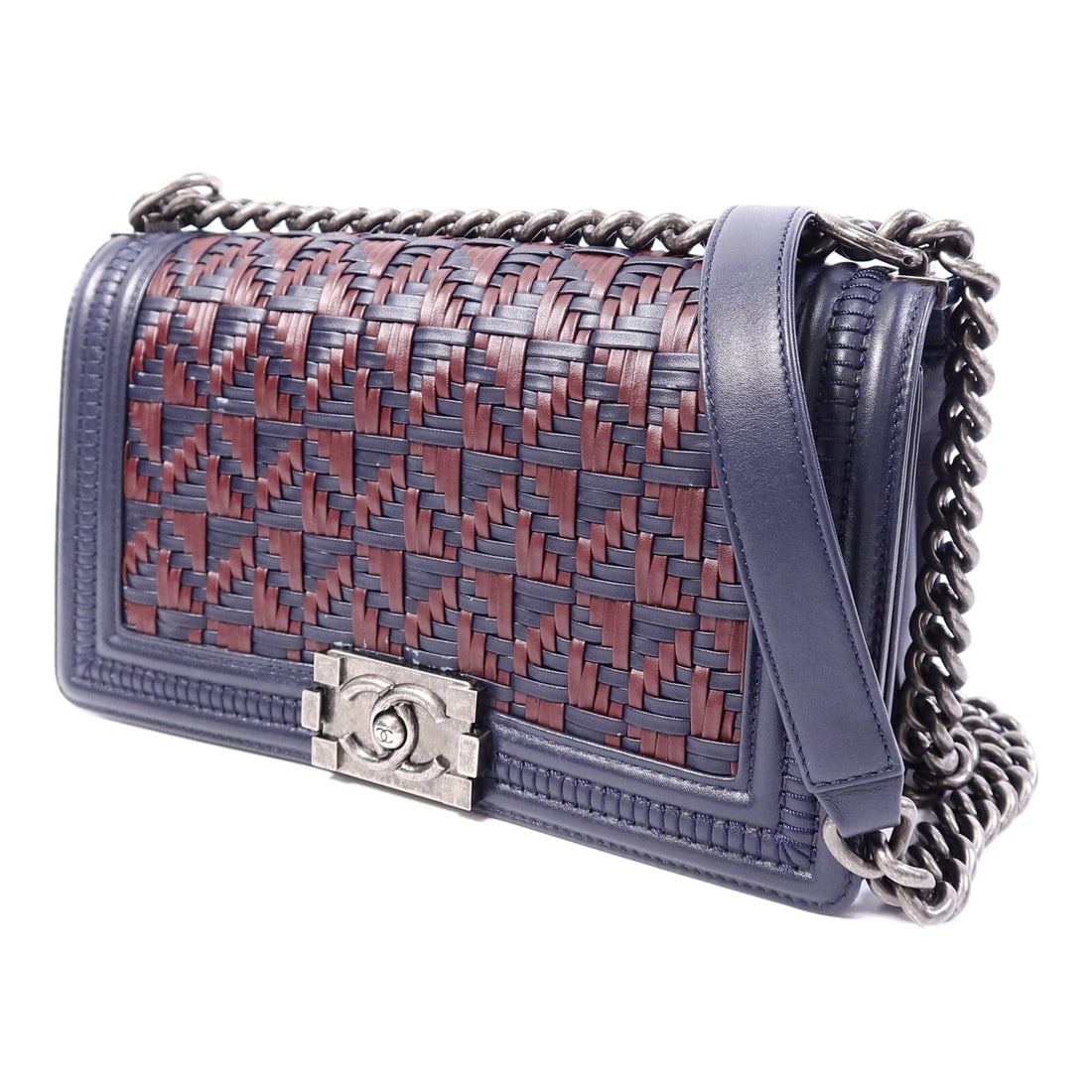 Chanel Boy 25 Red Blue - 3