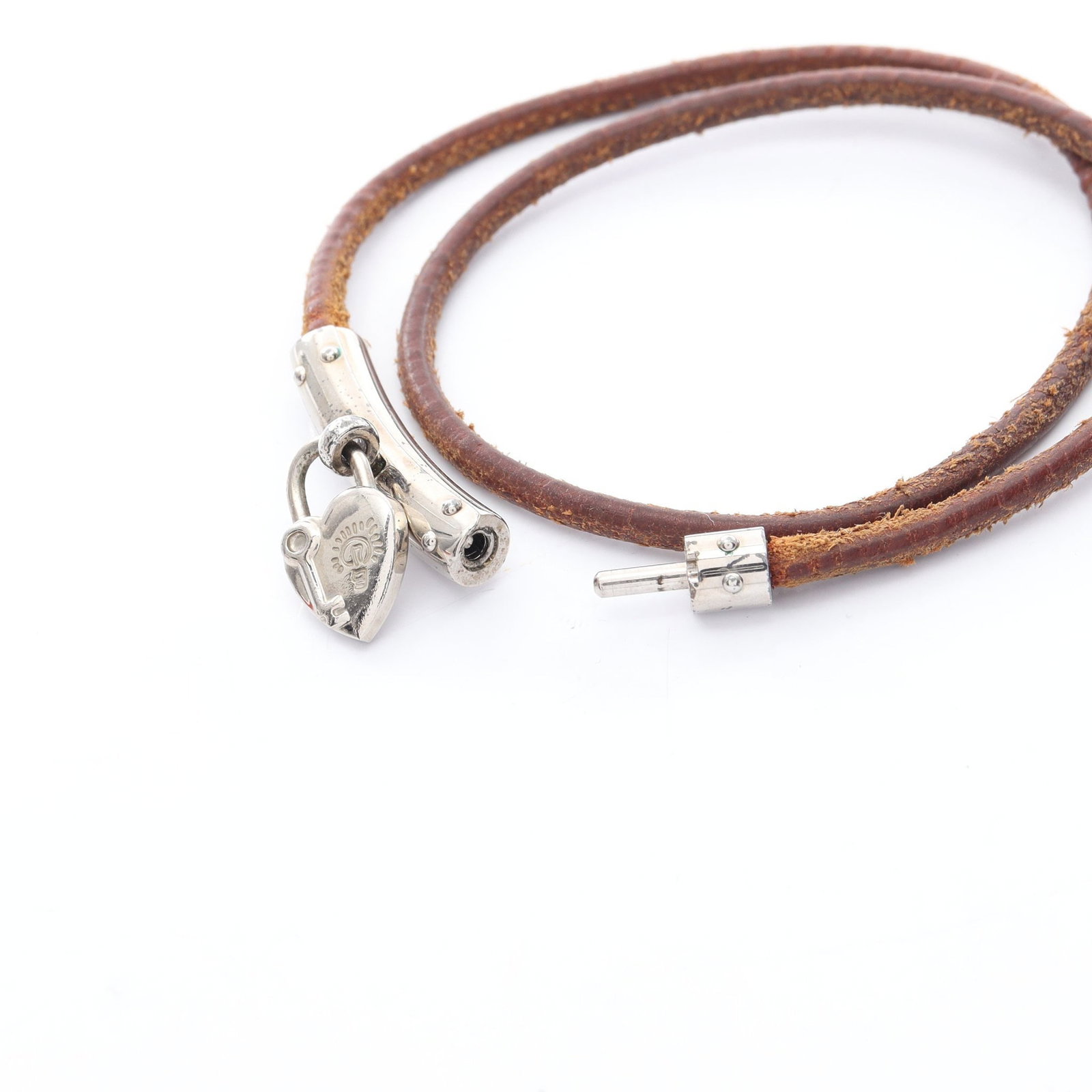Hermes Heart Padlock Choker - 4
