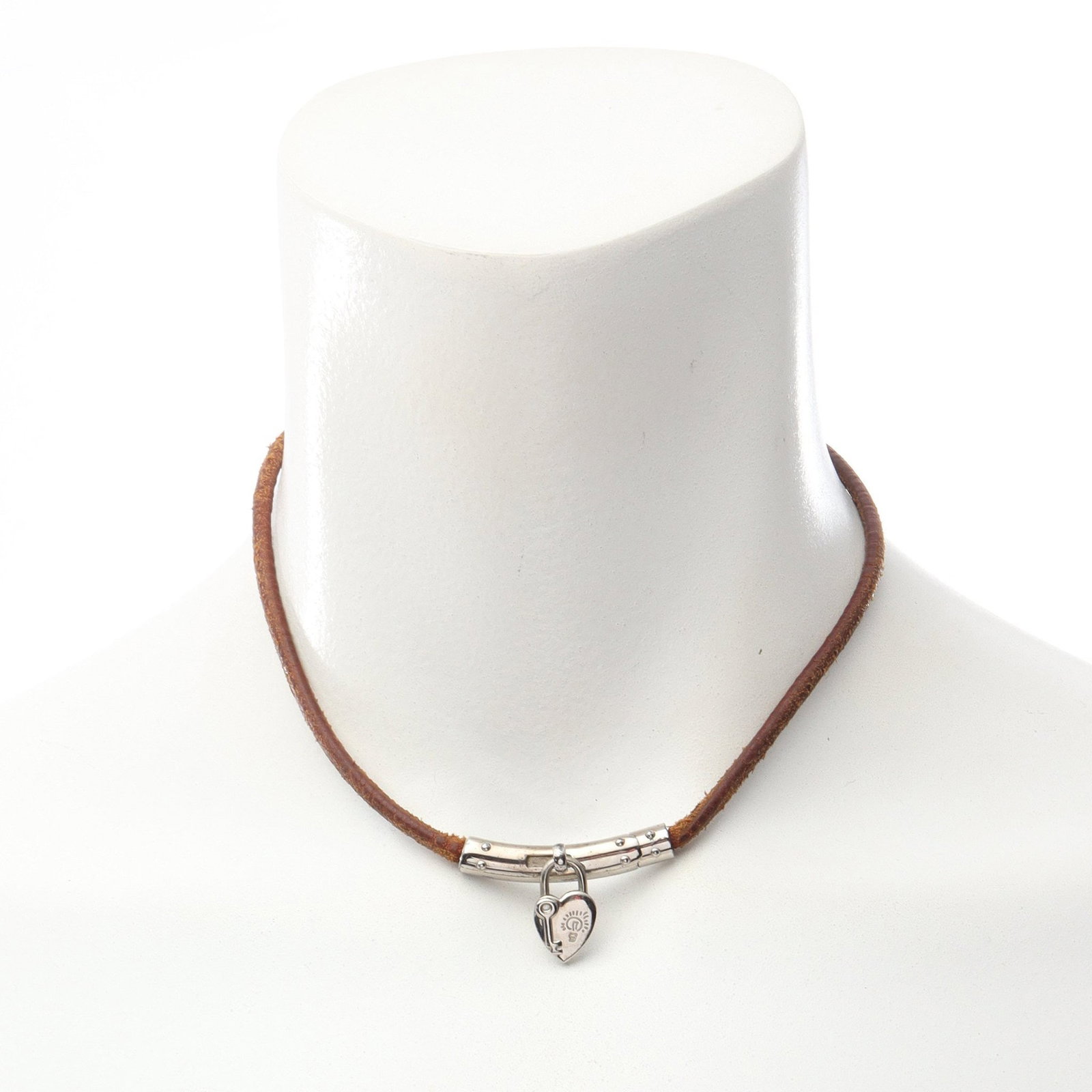 Hermes Heart Padlock Choker - 6